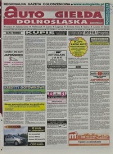 Auto Giełda Dolnośląska : regionalna gazeta ogłoszeniowa, 2006, nr 99 (1488) [28.08]