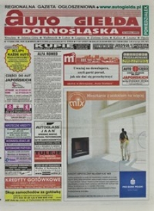 Auto Giełda Dolnośląska : regionalna gazeta ogłoszeniowa, 2006, nr 117 (1506) [9.10]