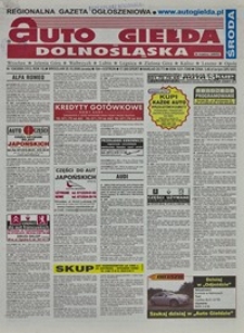 Auto Giełda Dolnośląska : regionalna gazeta ogłoszeniowa, 2006, nr 124 (1513) [25.10]