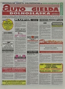 Auto Giełda Dolnośląska : regionalna gazeta ogłoszeniowa, 2006, nr 126 (1515) [30.10]