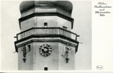 Ohlau - Rathausturm mit Historischer Uhr [Dokument ikonograficzny]