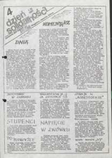 Dzień Solidarności : dziennik ZR NSZZ Solidarność Regionu Jelenia Góra, 1.12.1981, nr 4