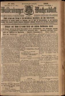 Waldenburger Wochenblatt, Jg. 62, 1916, nr 124