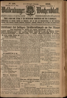 Waldenburger Wochenblatt, Jg. 62, 1916, nr 126
