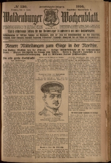 Waldenburger Wochenblatt, Jg. 62, 1916, nr 130