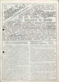 Dzień Solidarności : dziennik ZR NSZZ Solidarność Regionu Jelenia G&oacute;ra, 7-9.12.1981, nr 8