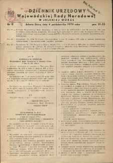 Dziennik Urzędowy Województwa Jeleniogórskiego, 1979, nr 8