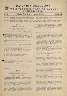 Dziennik Urzędowy Województwa Jeleniogórskiego, 1980, nr 11