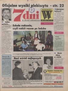 7 dni w Jelczu Laskowicach : dodatek do Wiadomości Oławskich, 1998, nr 10