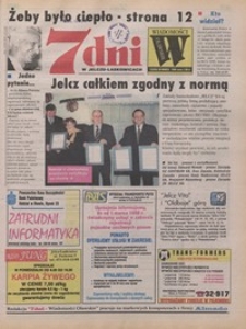 7 dni w Jelczu Laskowicach : dodatek do Wiadomości Oławskich, 1998, nr 12