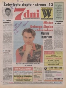 7 dni w Jelczu Laskowicach : dodatek do Wiadomości Oławskich, 1998, nr 13