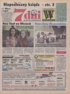 7 dni w Jelczu Laskowicach : dodatek do Wiadomości Oławskich, 1998, nr 19