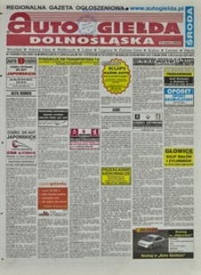 Auto Giełda Dolnośląska : regionalna gazeta ogłoszeniowa, 2006, nr 135 (1524) [22.11]