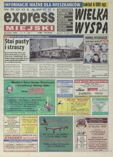 Wrocławski Express Miejski: Bartoszowice, Biskupin, Dąbie, Sępolno, Szczytniki, Zalesie, Zacisze, 2004, nr 6