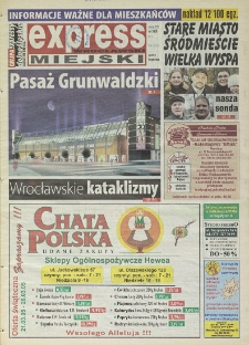 Wrocławski Express Miejski: Bartoszowice, Biskupin, Dąbie, Sępolno, Szczytniki, Zalesie, Zacisze, 2005, nr 3