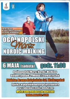 Ogólnopolski marsz nordic walking - plakat [Dokument życia społecznego]