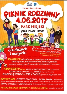 Piknik rodzinny - plakat [Dokument życia społecznego]