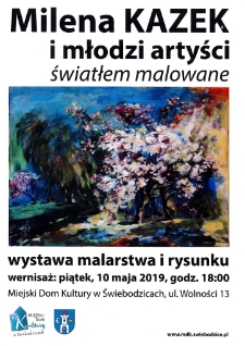 Milena Kazek i młodzi artyści - plakat [Dokument życia społecznego]