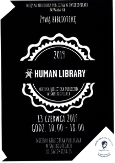 Żywa biblioteka - plakat [Dokument życia społecznego]