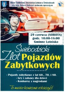 Świebodzicki zlot pojazdów zabytkowych - plakat [Dokument życia społecznego]