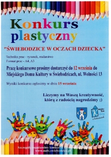Świebodzice w oczach dziecka - plakat [Dokument życia społecznego]