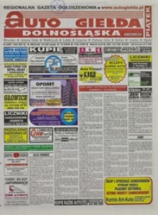 Auto Giełda Dolnośląska : regionalna gazeta ogłoszeniowa, 2007, nr 2 (1540) [5.01]