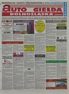 Auto Giełda Dolnośląska : regionalna gazeta ogłoszeniowa, 2007, nr 4 (1542) [10.01]