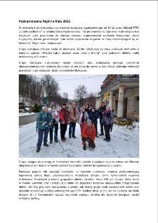 Podsumowano Rajd na Raty 2021 [Dokument elektroniczny]