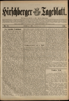 Hirschberger Tageblatt, 1889, nr 10