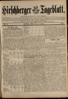 Hirschberger Tageblatt, 1889, nr 11