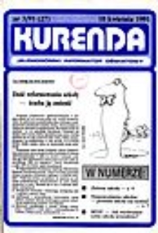 Kurenda : jeleniogórski informator oświatowy, 1991, nr 3 (27)