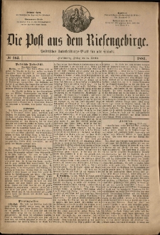 Die Post aus dem Riesengebirge, 1881, nr 163