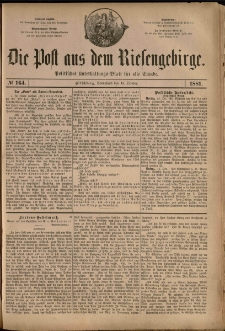 Die Post aus dem Riesengebirge, 1881, nr 164