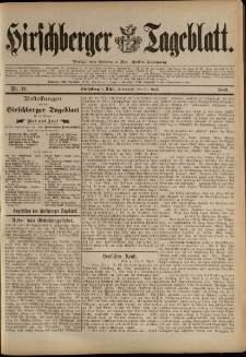 Hirschberger Tageblatt, 1889, nr 22