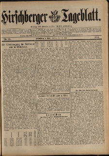 Hirschberger Tageblatt, 1889, nr 33