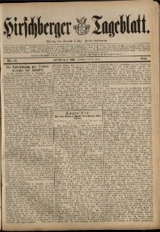 Hirschberger Tageblatt, 1889, nr 52