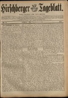 Hirschberger Tageblatt, 1889, nr 54
