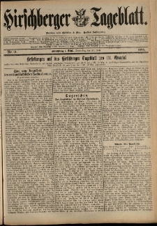 Hirschberger Tageblatt, 1889, nr 71