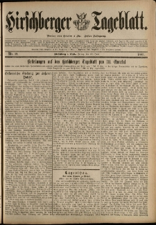 Hirschberger Tageblatt, 1889, nr 72