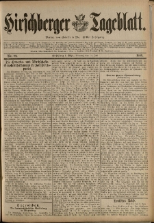 Hirschberger Tageblatt, 1889, nr 82