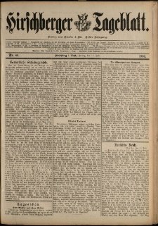 Hirschberger Tageblatt, 1889, nr 84