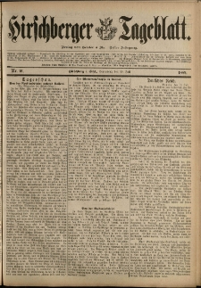 Hirschberger Tageblatt, 1889, nr 91