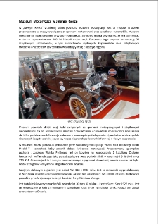 Muzeum Motoryzacji w Jeleniej Górze [Dokument elektroniczny]