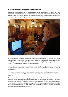 Walończycy rozmawiali o działaniach w 2022 roku [Dokument elektroniczny]