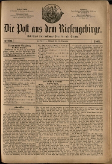 Die Post aus dem Riesengebirge, 1881, nr 203