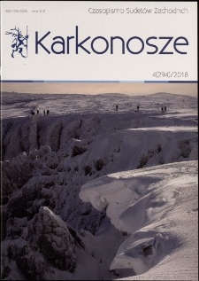 Karkonosze : czasopismo Sudetów Zachodnich, 2018, nr 4 (294)