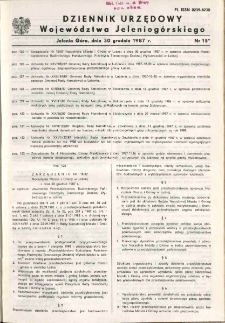 Dziennik Urzędowy Województwa Jeleniogórskiego, 1987, nr 15*