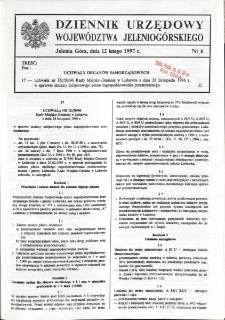 Dziennik Urzędowy Województwa Jeleniogórskiego, 1997, nr 6