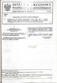 Dziennik Urzędowy Województwa Jeleniogórskiego, 1997, nr 16