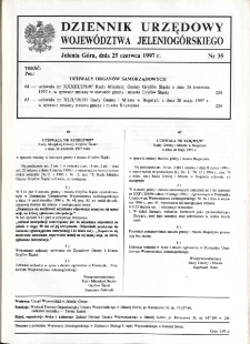 Dziennik Urzędowy Województwa Jeleniogórskiego, 1997, nr 35